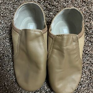 Tan Kids Jazz Shoes